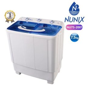 Nunix 7.5KG Semi-Auto Washing Machine NU75-2001