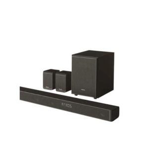Hisense AX5100Q 580W 5.1 Channel Dolby Atmos Soundbar With Wireless Subwoofer, Rear Surround Speakers, DTS:X & Bluetooth 5.3