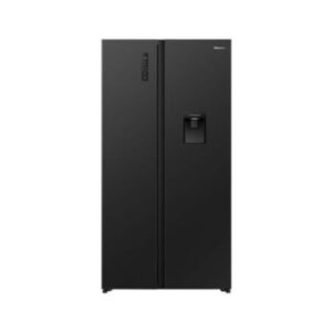 Hisense 541L Side by Side Fridge with Black Mirror Glass Door REF558DR
