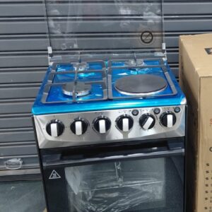 Smart Pro 50x55 3-Burner Gas & 1 Electric Standing Cooker
