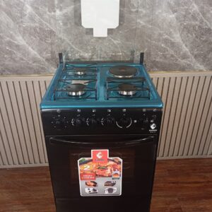 Euroken 50 by 55 3 gas + 1 Electric Hotplate Standing Cooker with Electric Oven