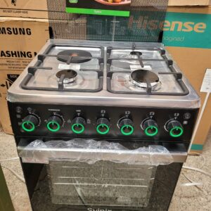 Syinix Standing Cooker 60 by 60 3 Plus 1 With Electric Oven