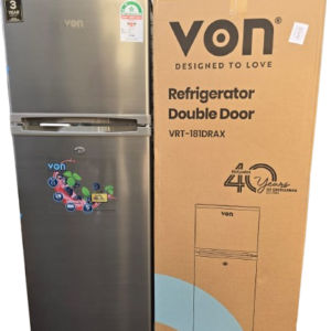 VON VRT-181DRAX Double Door Fridge 181 Liters refrigerator
